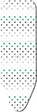 Minky Easy Fit Medium Ironing Cover Fits Boards, 110 x 35 cm Pattern Dots