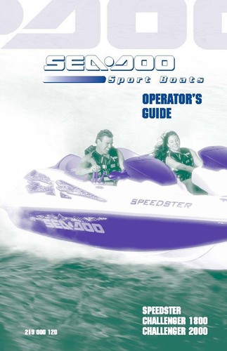 Sea doo owners manual - sea-doo,