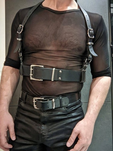 Mens harness men s leather - harness,