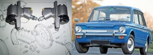 Hillman imp rear - (x2),