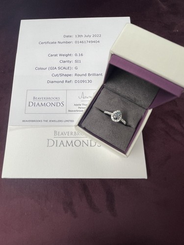 18ct white gold aquamarine - , and