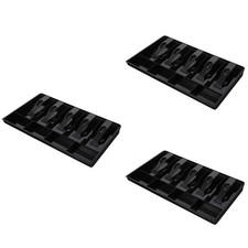 3 pcs Cash Drawer Tray Cash Register Insert Tray Multiple Compartment Coin Tray