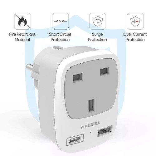 To eu plug adapter - 1,