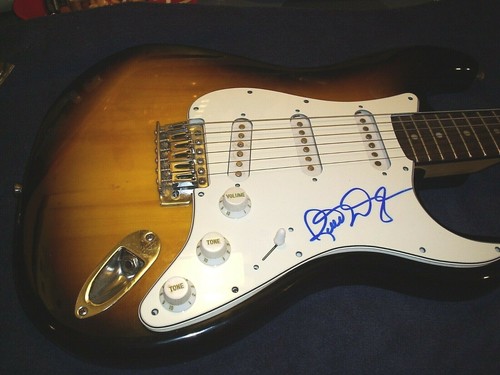 Rick derringer signed guitar - rick,