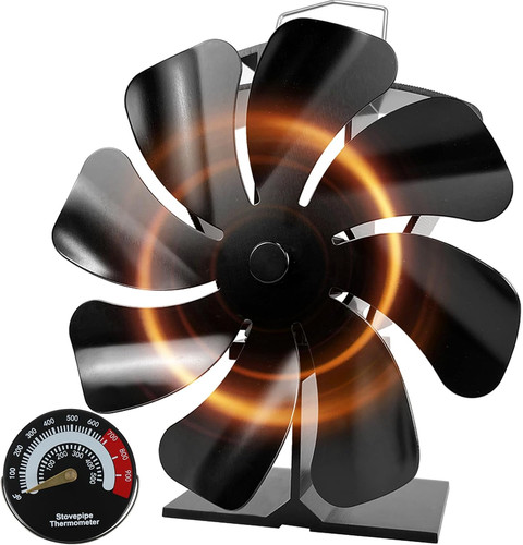 Tomersun wood stove fan - tomersun, heat
