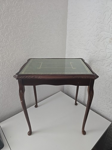 Side table mahogany - side,