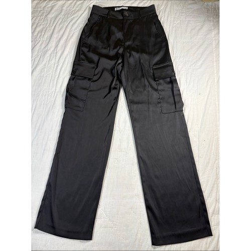Zara black satin - black,