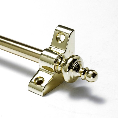 Polished brass stair rods - polished,