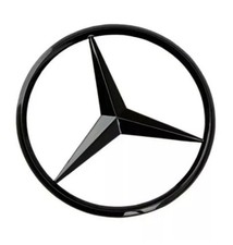 For Mercedes Benz Badge Emblem Rear Boot Gloss Black Most Model 90mm UK
