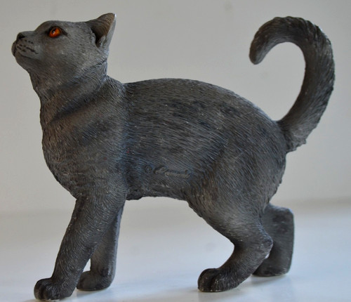 Leonardo grey cat standing - grey,