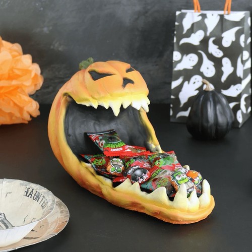 Horror pumpkin candy tray - horror,