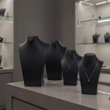 Black Leatherette Necklace