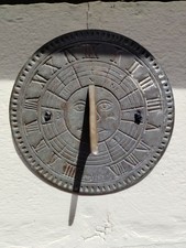 Vintage Brass Sundial Engraved