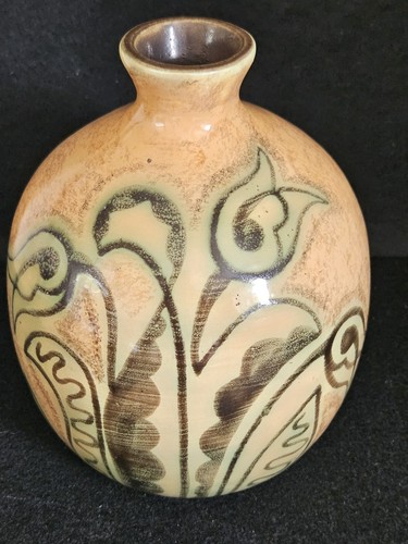 Studio art pottery vase - art,
