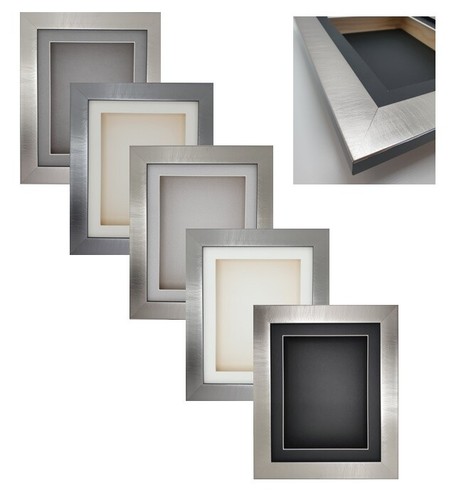 Rectangle brushed silver - rectangle,