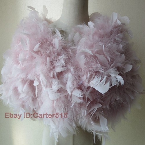 Real ostrich feather - fur, cape