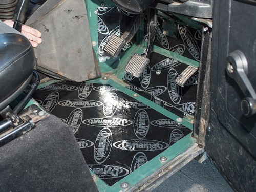 Footwell pre cut sound - footwell, pre-cut