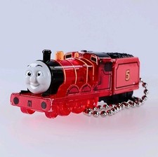 James - Thomas the Tank Engine "Battery Sold Out" Lightweight Keychain From Japan