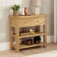Marbury Oak 2 Drawer Hall