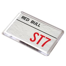 FRIDGE MAGNET - Red Bull ST7 - UK Postcode