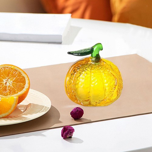 Glass fruit figurines - glass,