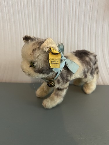 Steiff cat with - steiff, bell