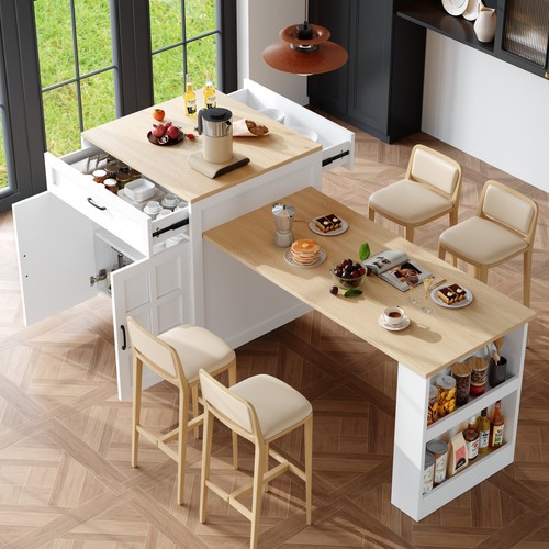 Extendable kitchen island - extendable,