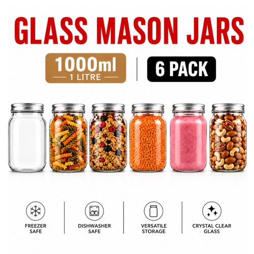 Pack mason jars - 6/12,