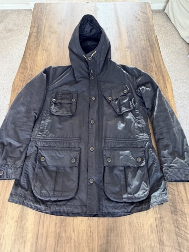 Barbour international black - barbour, international,