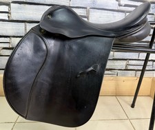 17 1/2” MW Jeffries Falcon English Event VSD Saddle - Black