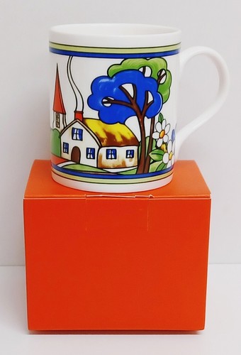 Village art deco - village, mug