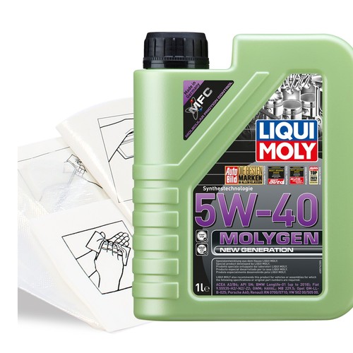 Engine oil top - up, moly