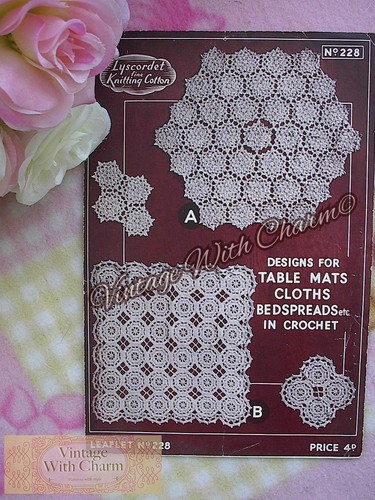 Vintage 30s crochet pattern - crochet,