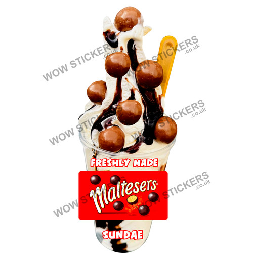 Ice cream van - , sticker