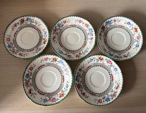 Spode chinese rose saucers - rose,