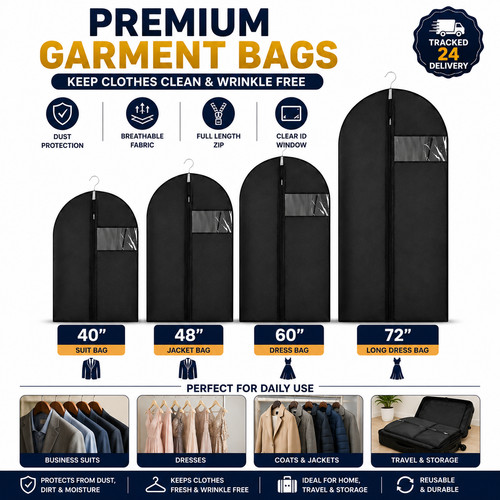 Hanging garment bags - bags, zip