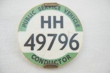 PSV HH 49796 Bus Conductors Badge Public Service Vehicle South Western Region