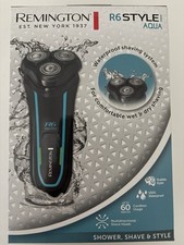 Remington R6 Men's Rotary Shaver with Stubble Styler Wet or Dry, Waterproof