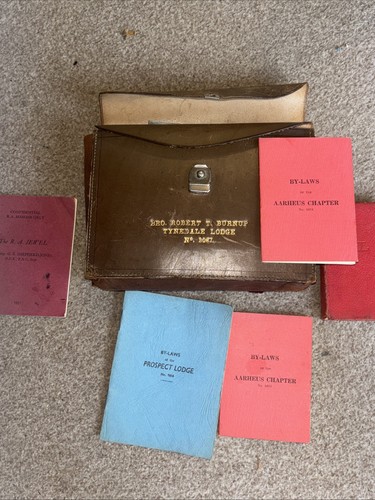 Masonic books and - books, case