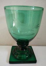 Antique Green Rummer Glass