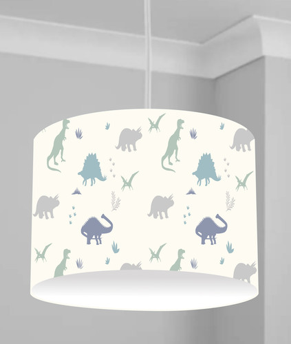 Blue and grey dinosaurs - blue,