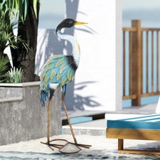 Heron Garden Statue, Standing