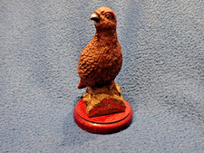 VINTAGE FAMOUS GROUSE ADVERTISING GROUSE Whiskey Figurine Figure  Bird Rare HTF
