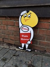 Essoman Enamel Sign Esso man