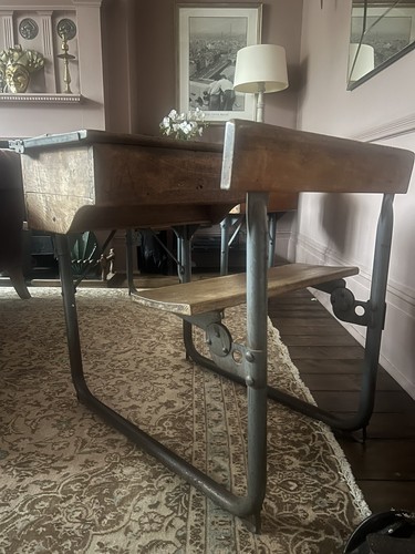 Industrial school desk mid - industrial,