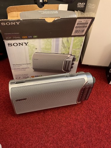 Sony icf 704l - silver, fm/mw/lw