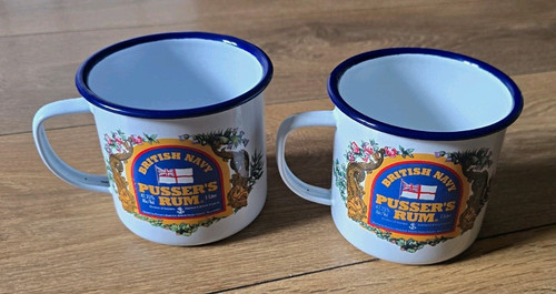 Pusser rum enamel - enamel, mugs