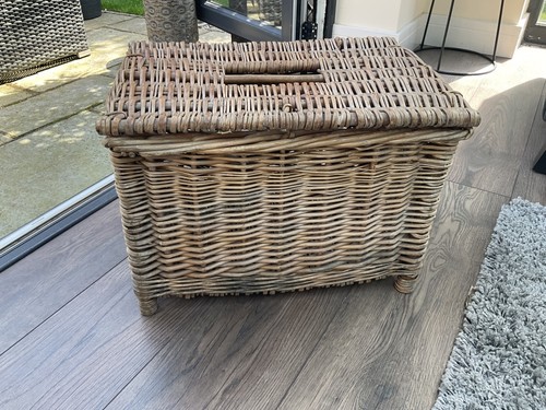 Vintage wicker fishing - vintage,
