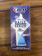 Crest 3D Daily Whitening Serum Apply & Go Advanced Enamel White Exp. 10/2025