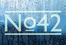 10cm No. Etched Vinyl effect